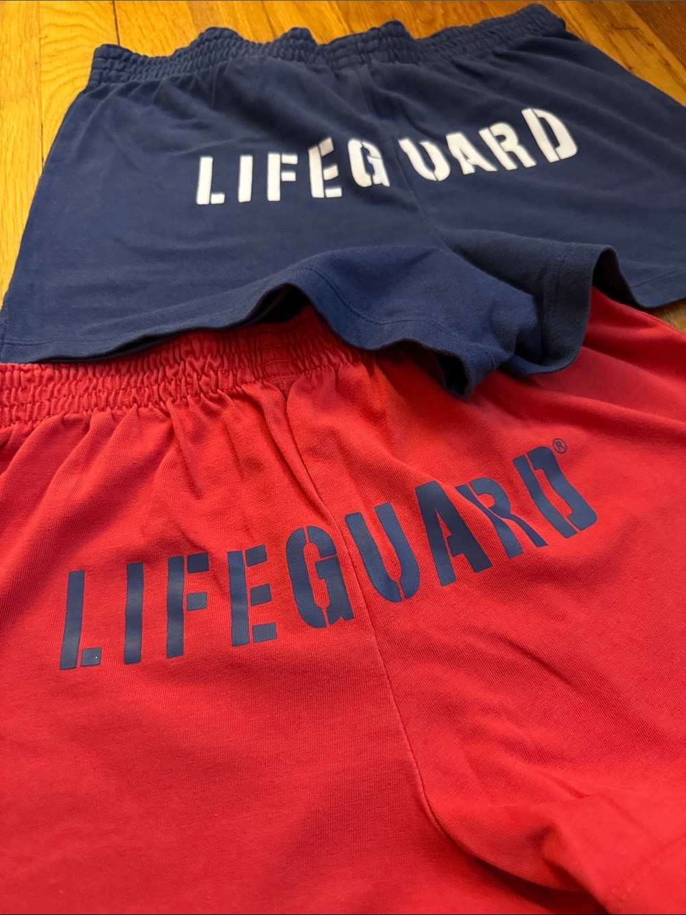 Speedo Red and Navy Lifeguard Elastic Waist Swim Shorts Duo - Picture 6 of 6